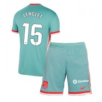 Dětský fotbalový dres Atletico Madrid Clement Lenglet #15 2024-25 Venkovní Krátký Rukáv (+ trenýrky)